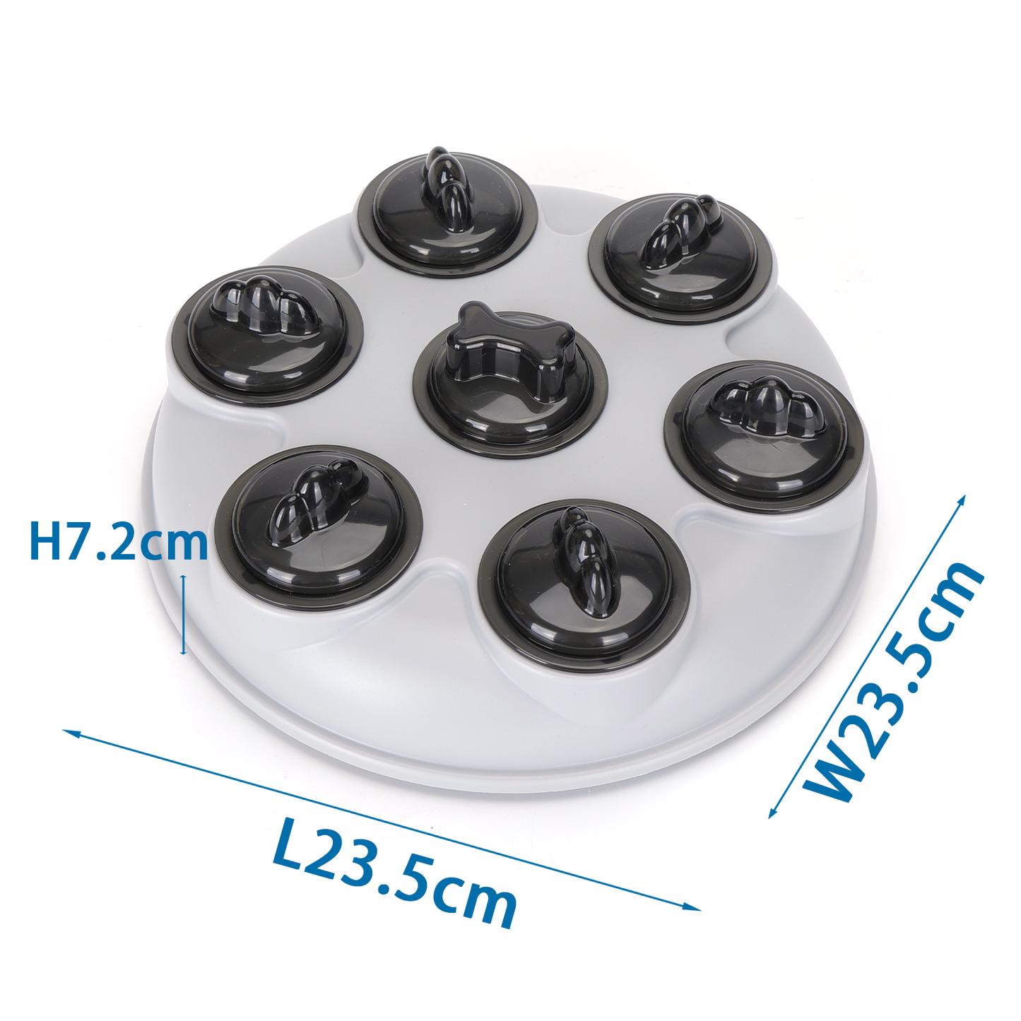 NOBLEZA Puzzle Feeding Toy gioco interattivo per Cani blu