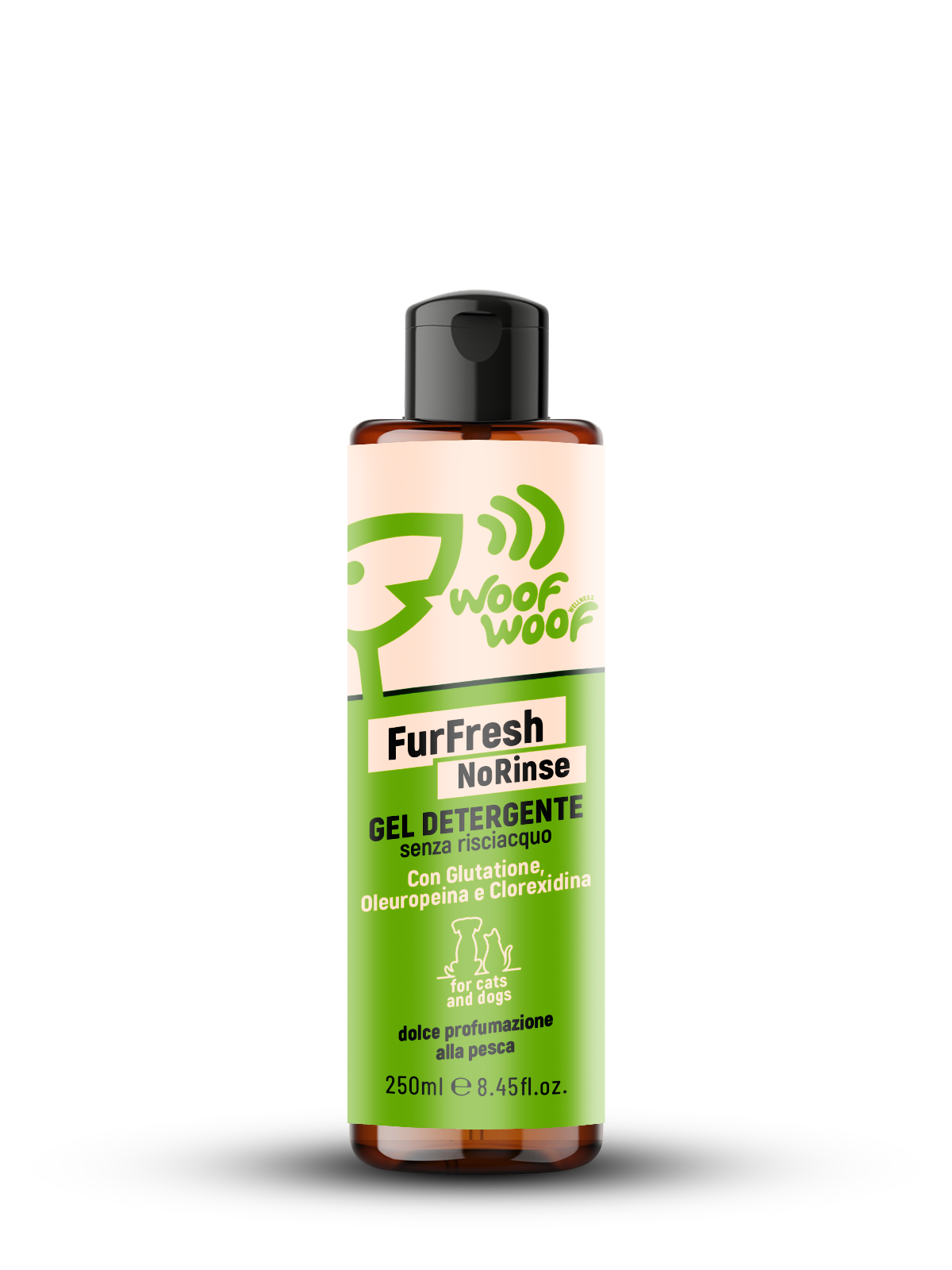 WOOF WOOF FURFRESH NORINSE 250ML