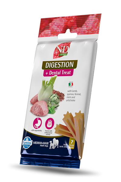 Farmina N&D Quinoa Dental Treat Digestion - Cani Adulti Medium/Maxi (110g)