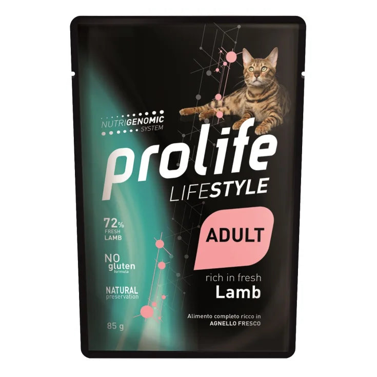 Prolife - Per Gatti Life Style Adult Agnello Busta 85 Gr