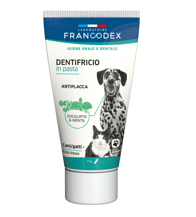 FRANCODEX Dentifricio 70gr per Cani e Gatti