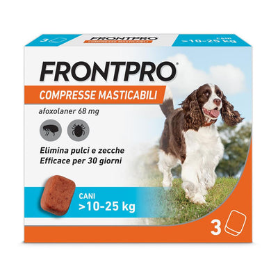 Frontpro - Per Cani 3 Compresse Masticabili 68.0 Mg - 10-25 Kg SOP