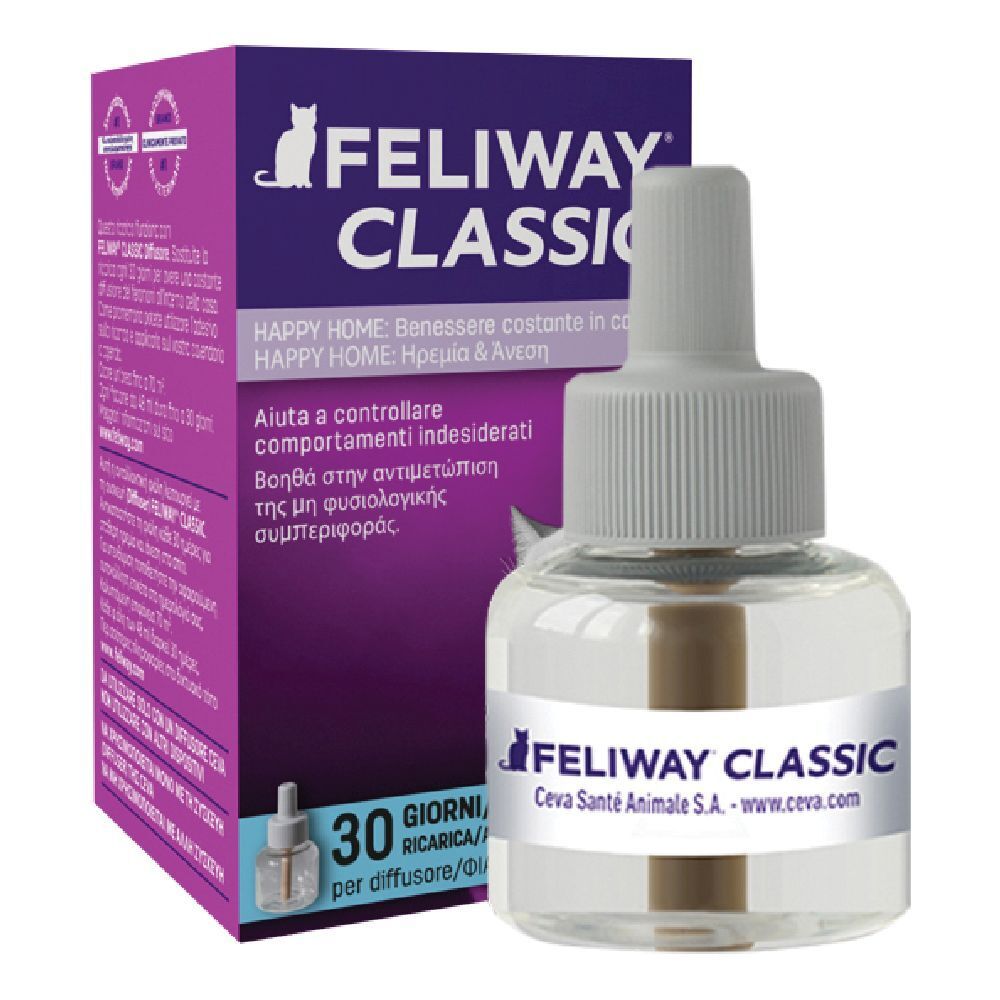 Ceva - Feliway Classic Ricarica Flac. 48 Ml 1 Mese Per Gatti