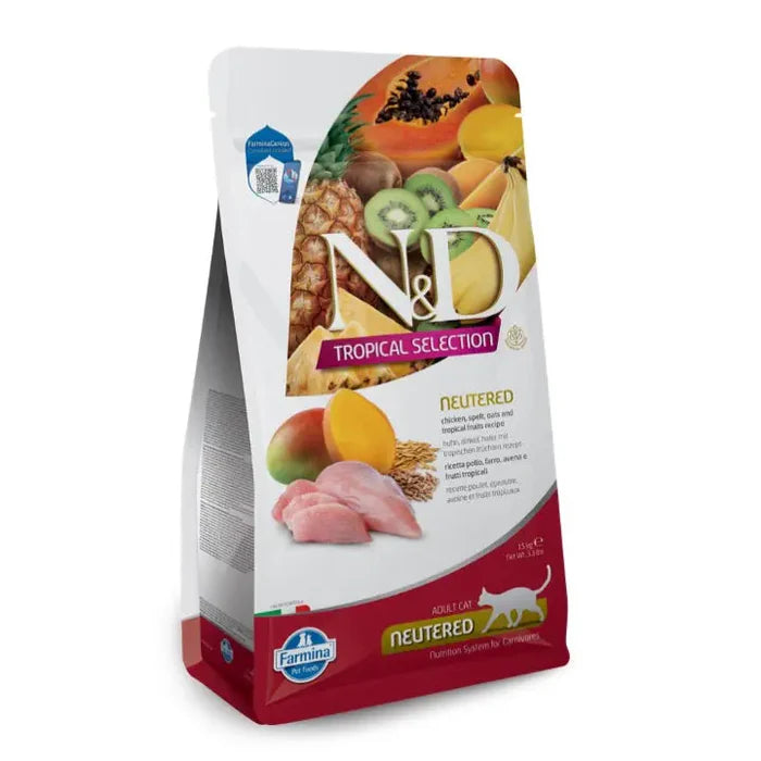 Farmina - N&D Per Gatti Tropical Selection Pollo Neutered 10 Kg