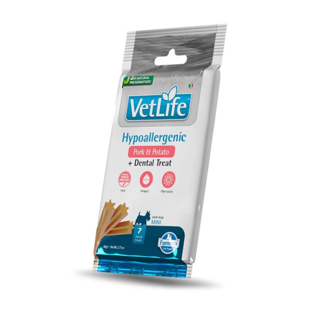 Farmina - Vet Life Per Cani Treats Hypoallerenic Maiale Mini 60 Gr