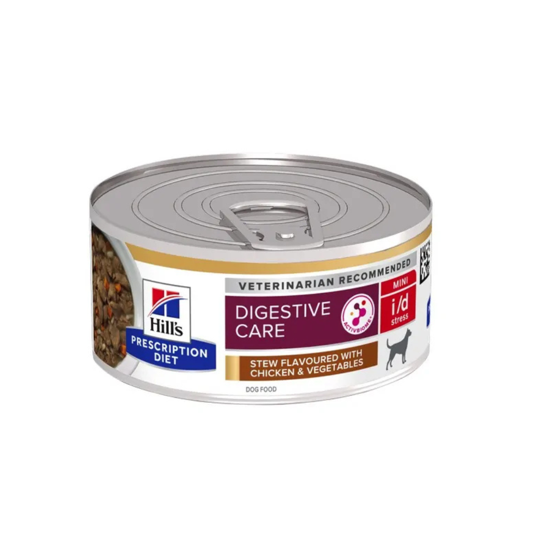 Hill's Pet - Prescription Diet Per Cani I/D Stress Mini Pollo & Stufato Di Verdure 156 Gr