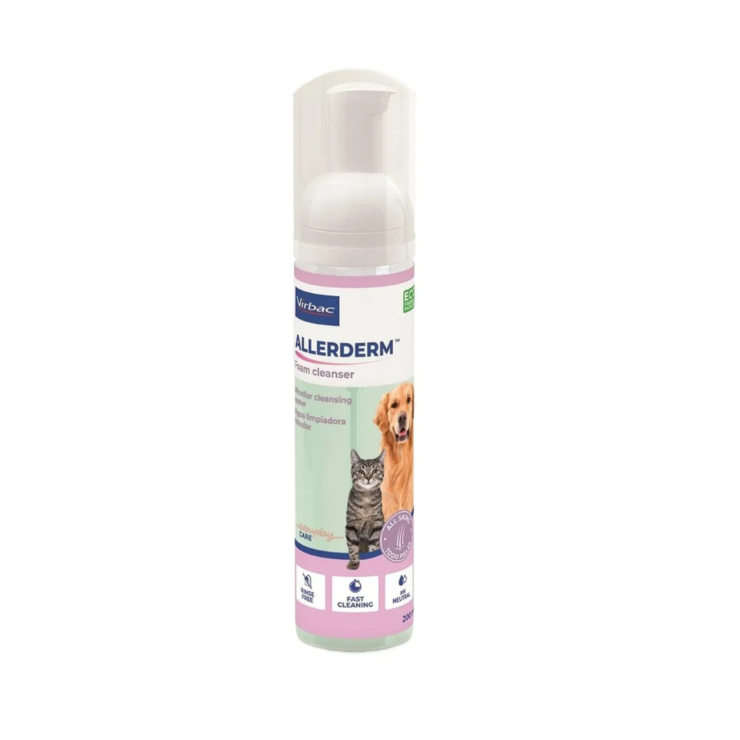 Virbac - Per Cani Allerderm Foam 200 Ml