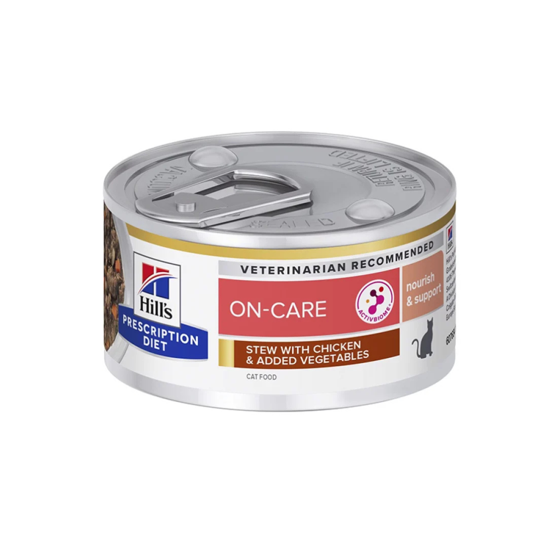 Hill's Pet - Prescription Diet Per Gatti On-Care Pollo & Stufato Di Verdure 82 Gr