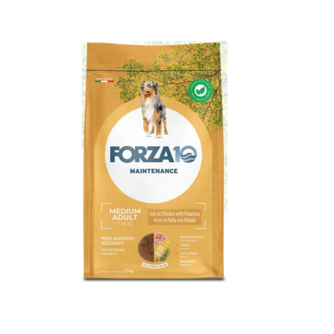 Forza 10 - Mant Per Cani Med Adult Pol/Pat 12 Kg