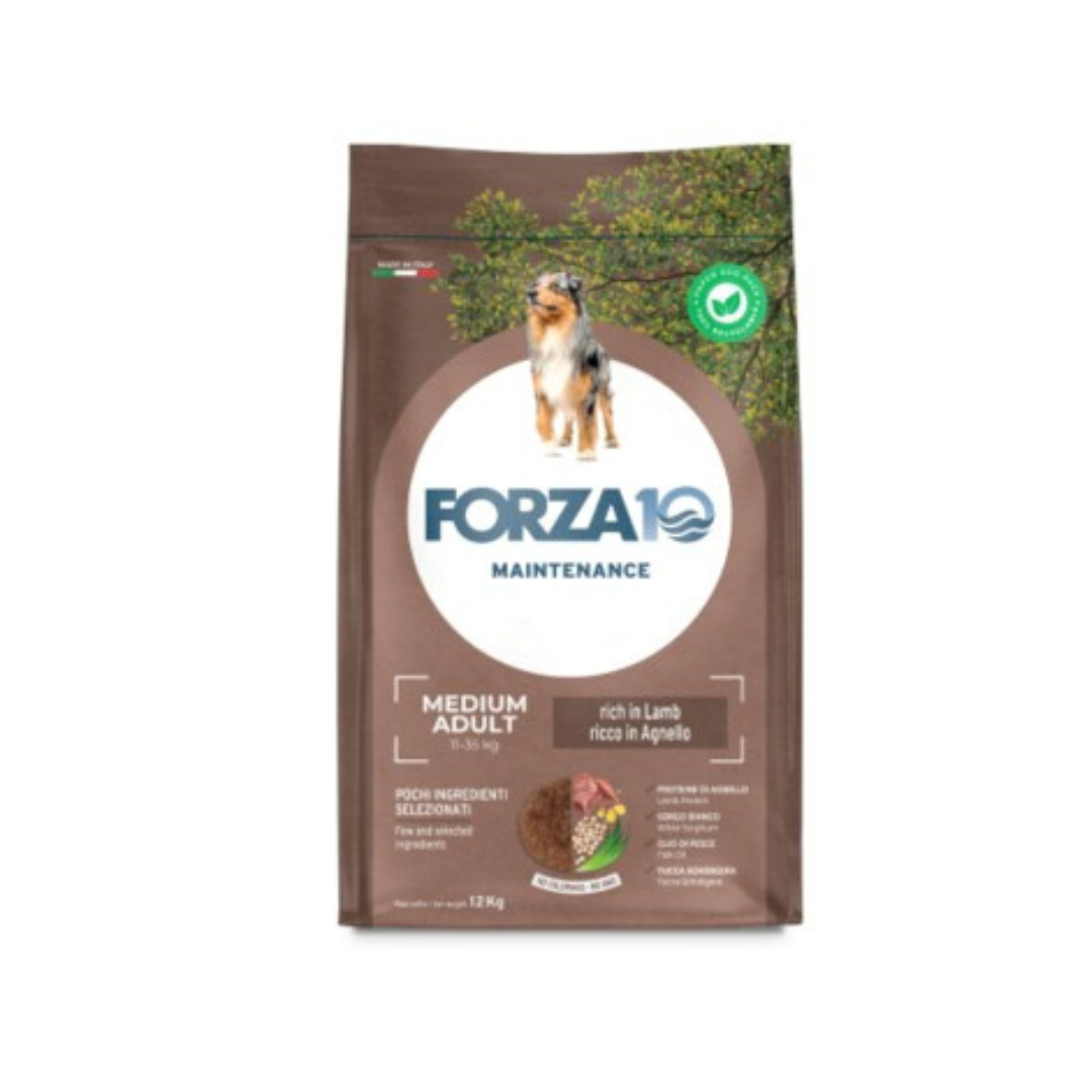 Forza 10 - Mant Per Cani Med Adult Agnel 12 Kg