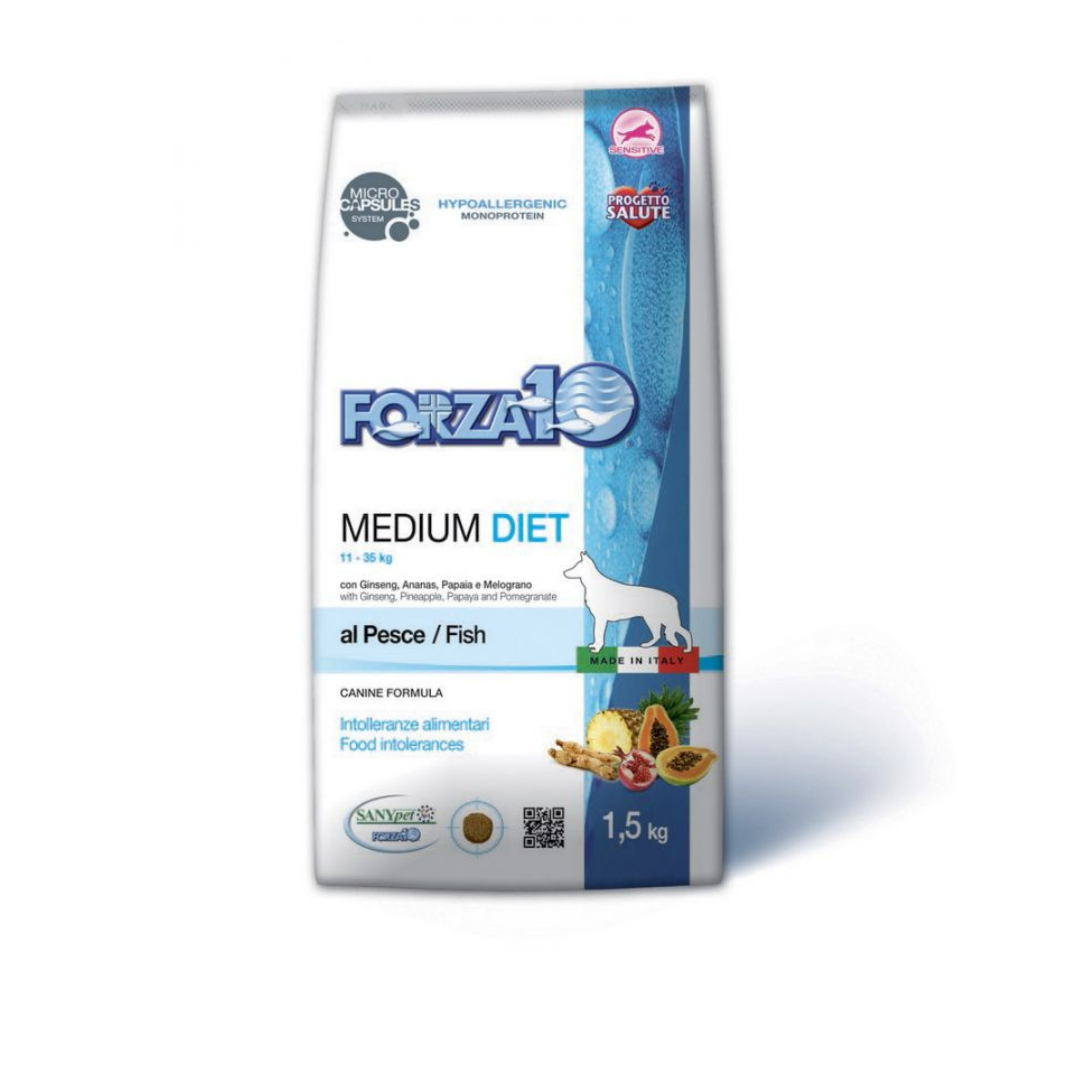 Forza 10 - Per Cani Medium Diet Pesce 1,5 Kg