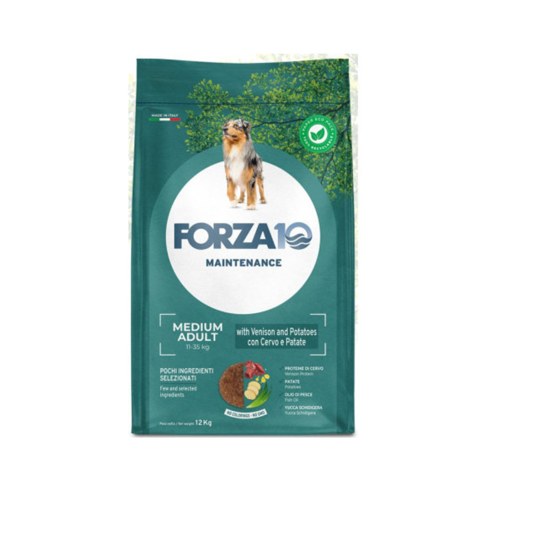 Forza 10 - Mant Per Cani Med Adult Cervo e Patate 12 Kg