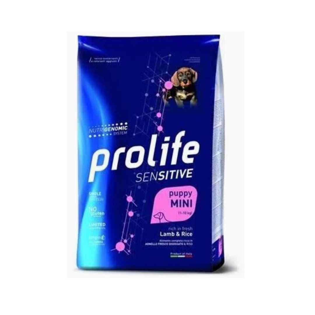Prolife - Per Cani Sensitive Puppy Agnello & Riso Mini 2 Kg
