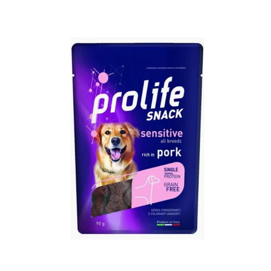 Prolife - Per Cani Snack Maiale 90 Gr