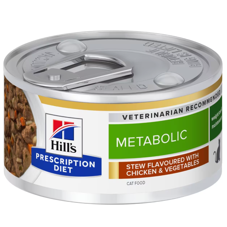 Hill's Pet - Prescription Diet Per Gatti Metabolic Pollo & Stufato Di Verdure 82 Gr CS