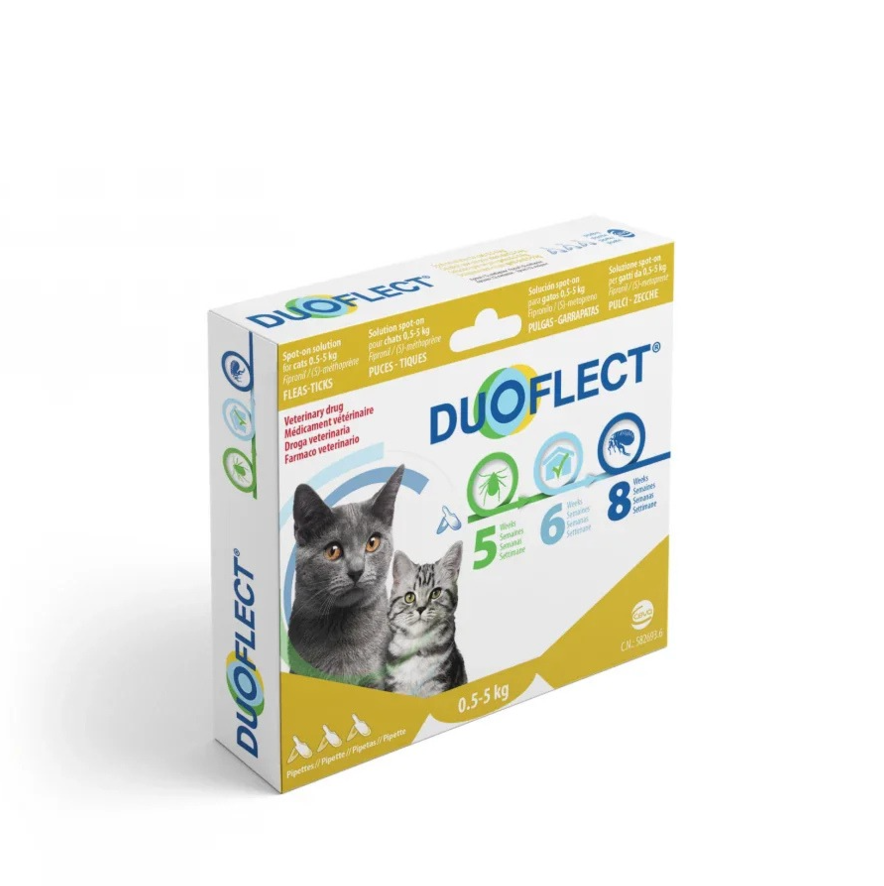 Ceva - DuoFlect Per Gatti 1-5 Kg 3 Pipette