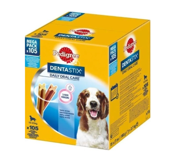PEDIGREE - DentaStix Medium Multi 15x7 (105pz)