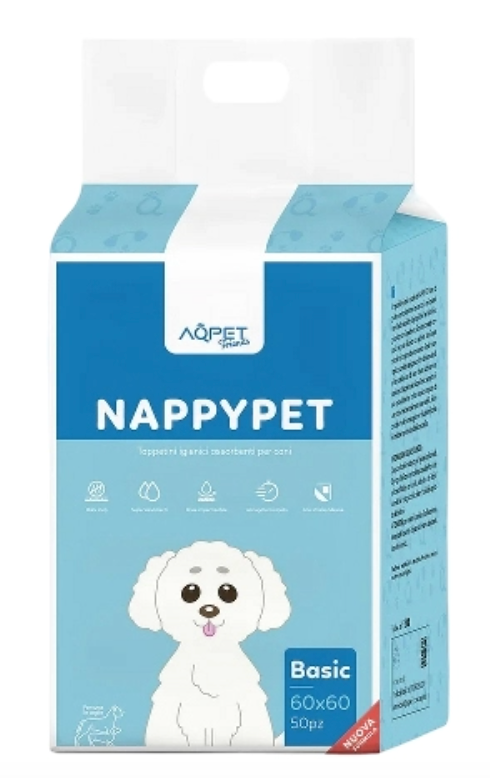AQPET - Tappetini Nappy Pet Basic 60x60 50pz