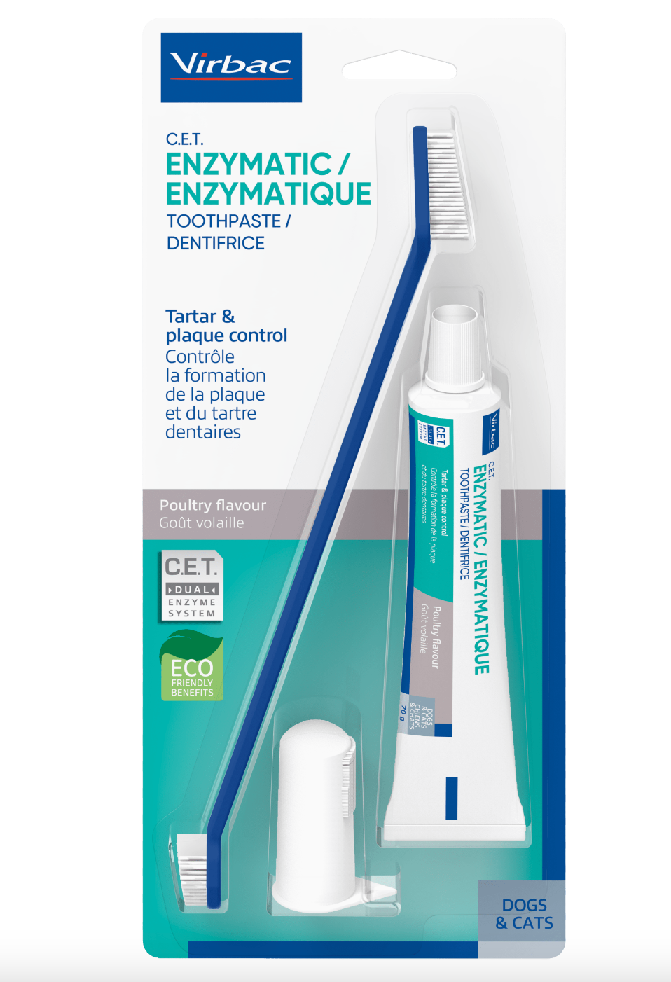 Virbac - Cane e Gatto C.E.T. Dentifricio Enzimatico 70 Gr