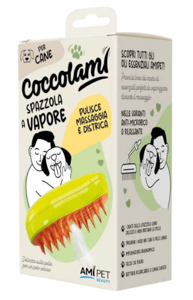 SPAZZOLA VAPORE CANE - AMIPET
