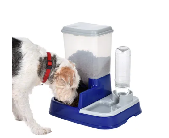 AqpetFriends Bowly Mangiatoia Abbeveratoio Acqua e Cibo(5litri) Celeste