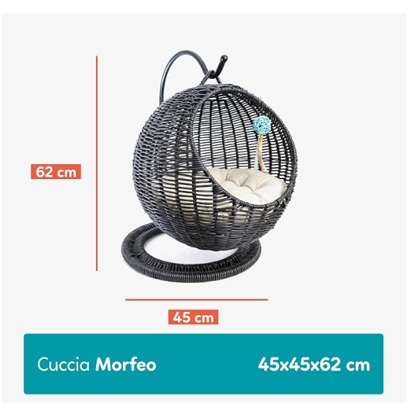 Aqpetfriends Morfeo Cuccia Sospesa Gatti 30CM