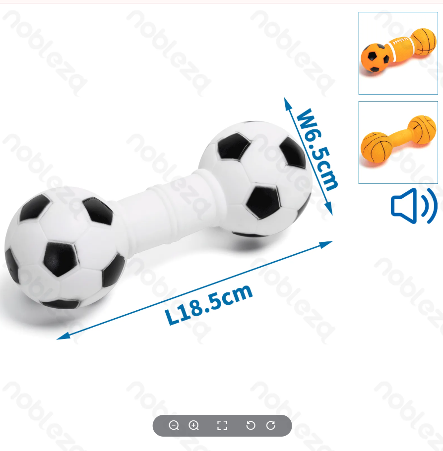Gioco Pallina per cani serie Sport sonoro