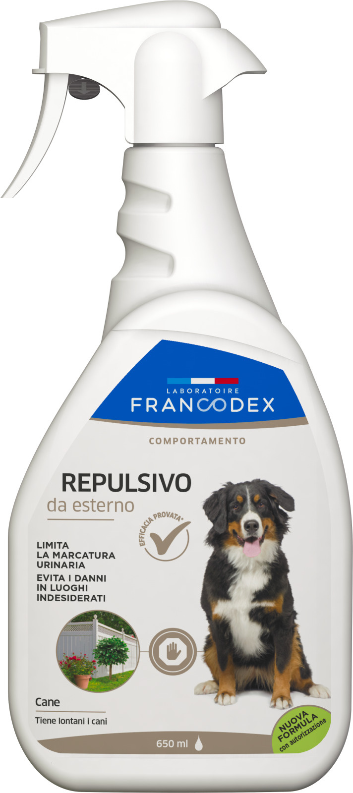 FRANCODEX Repulsivo da Esterno Cane 650ml