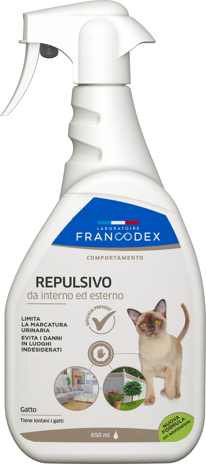 FRANCODEX Repulsivo da Esterno Gatto 650ml