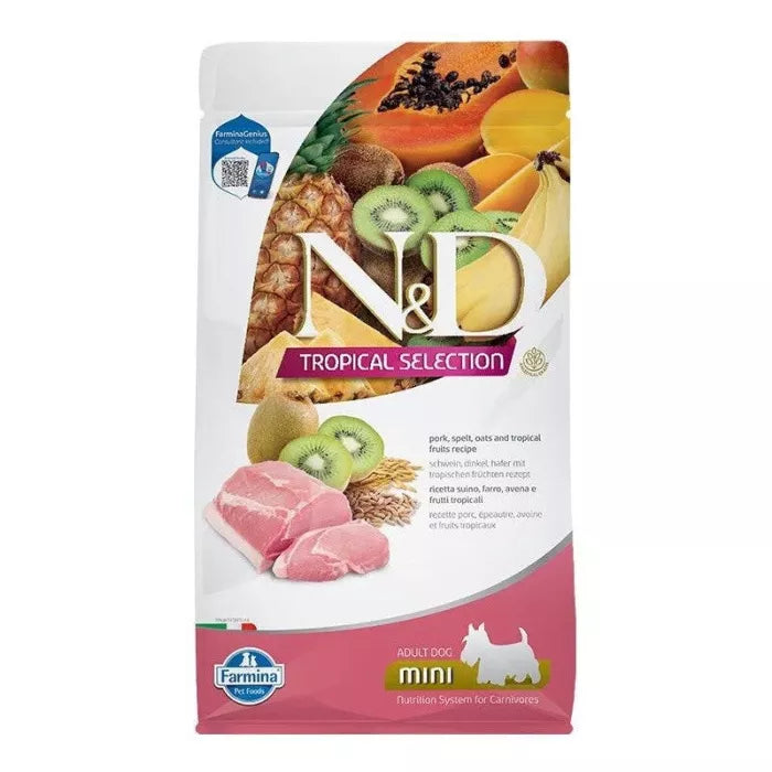 Farmina - N&D Per Cani Tropical Selection Maiale Adult Mini 5 Kg