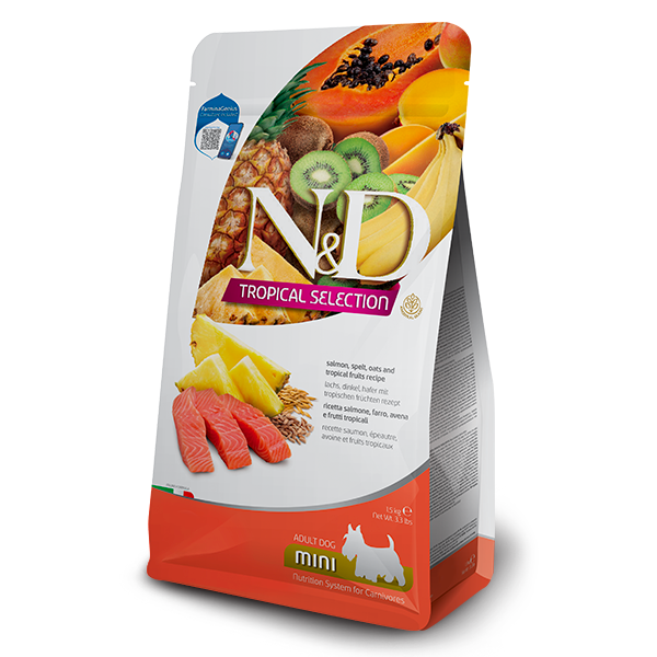 Farmina - N&D Per Cani Tropical Selection Salmone Adult Mini 1,5 Kg