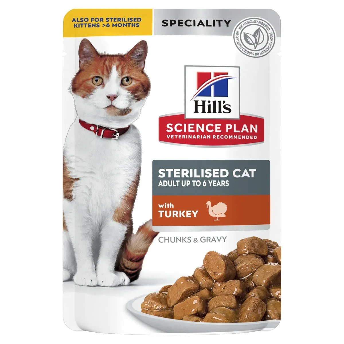 Hill's Feline Sterilized Bustine 85gr 10+2 Omaggio 3xPollo 3xSalmonx3xTacchino3xTrota