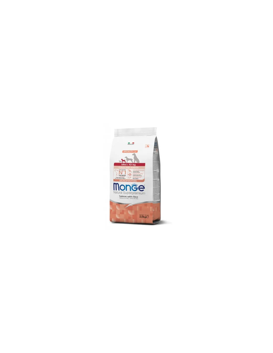 MONGE Allbreed Puppy Mini Salmone Riso 7.5kg