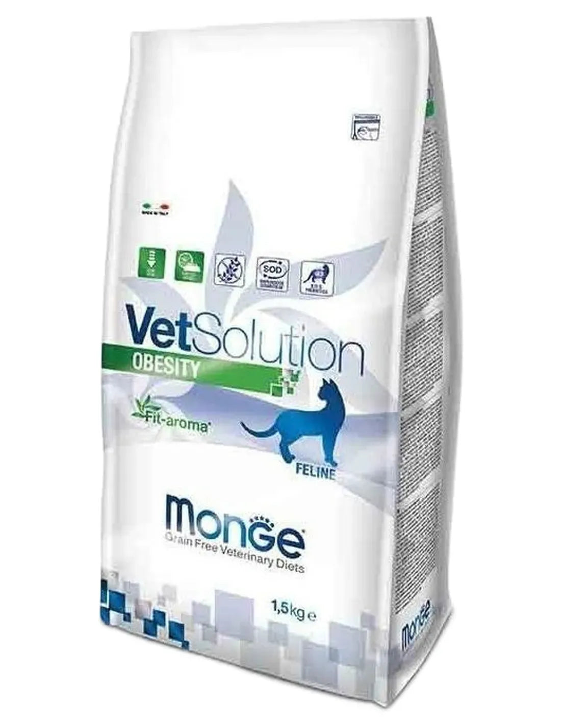 MONGE vetsolution gatto obesity 1,5 kg