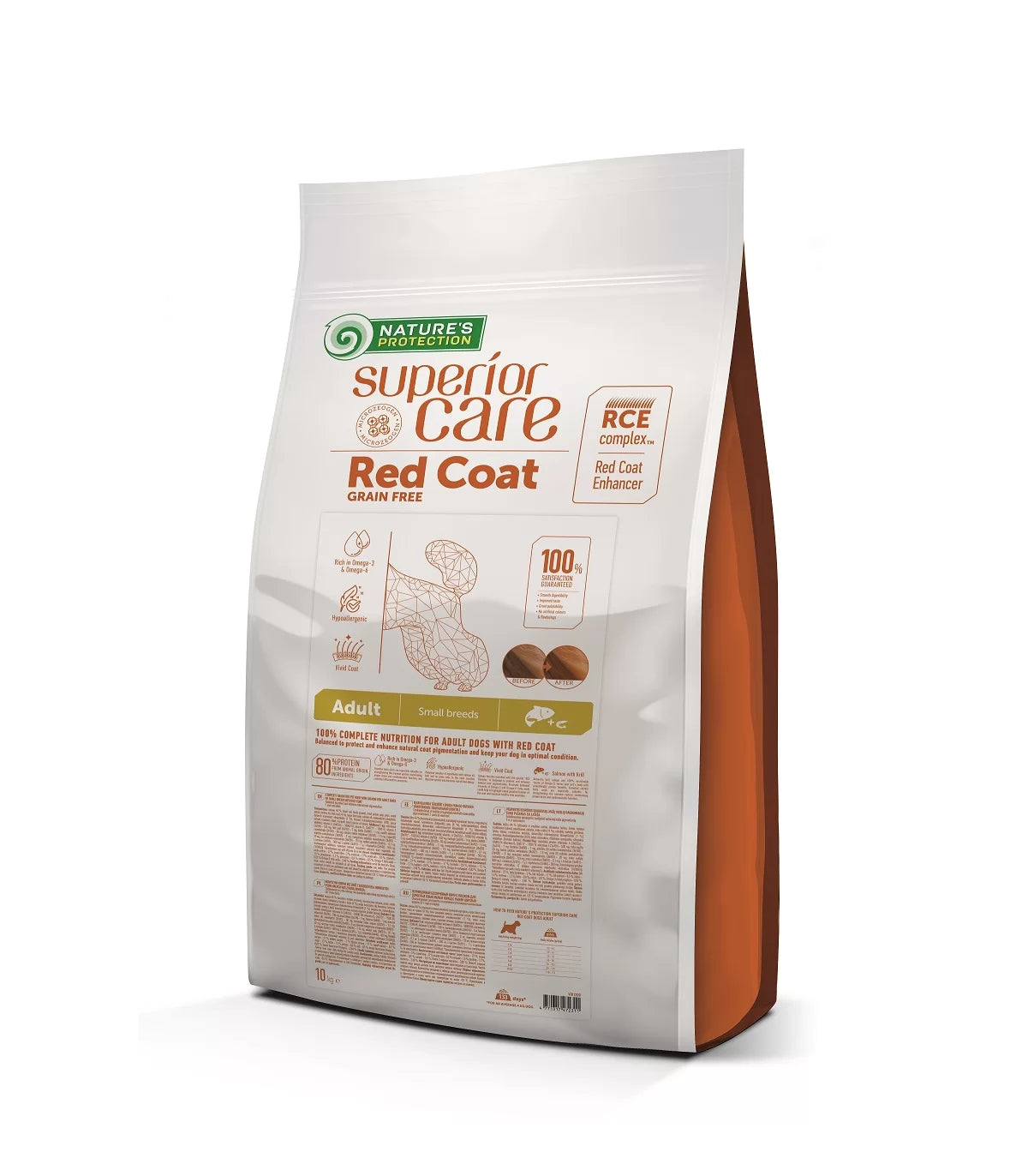 Nature's Protection - Red Coat Per Cani Grain Free Salmon Adult Small Breed 1,5 Kg