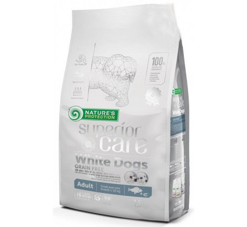 Nature’s Protection - White Per Cani Grain Free Wite Fish Adult Small BR 1,5 Kg