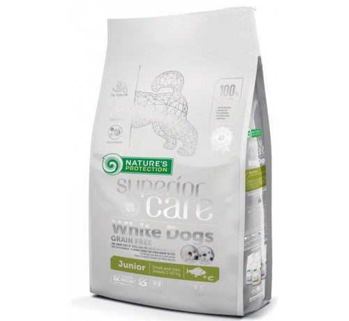 Nature’s Protection - White Per Cani Grain Free White Fish Junior Small Breed 1,5 Kg