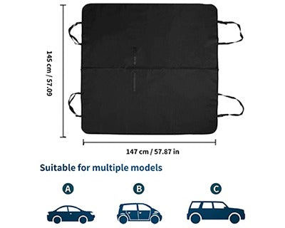 NOBLEZA Coprisedile Auto per Cani 147×145 cm