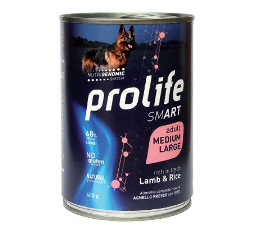 Prolife - Per Cani Smart Agnello & Riso M/L 400 Gr
