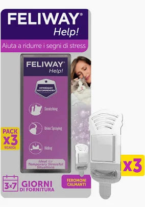 Ceva - Feliway Help 3 Mat Per Gatti