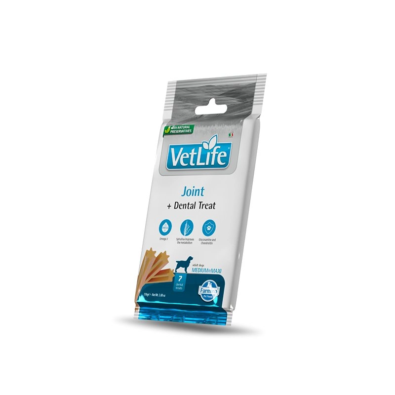 Vet Life Dental Treat Joint 100g snack veterinario cane