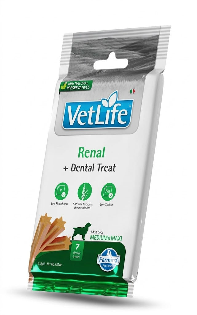 Farmina Snack per cani - Dental Treat Vet Life Renal Medium/Maxi