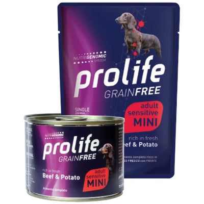 Prolife - Per Cani Grain Free Manzo & Patate Mini 200 Gr