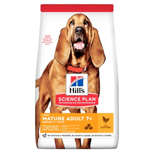 Hill's Pet - Science Plan Per Cani Mature Light Medium Pollo 12 Kg BG