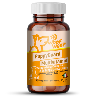 WOOF WOOF PUPPYGUARD MULTIVITAMIN 75 CPS