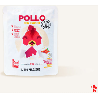 REAL BOWL Dog Pollo senza cereali 150grx14