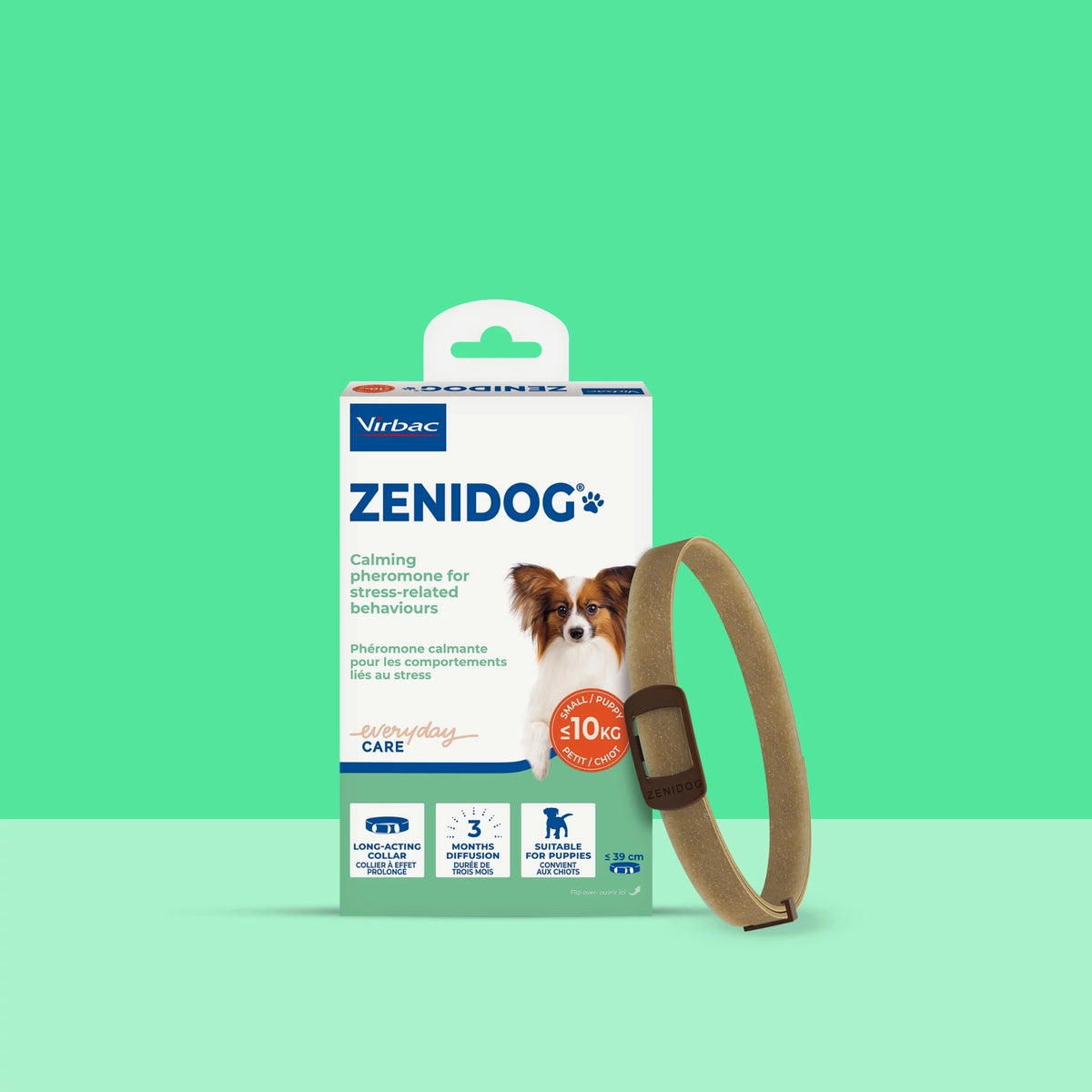 Virbac ZENIDOG Collare con Feromoni Calmanti per Cani Small fino a 10kg