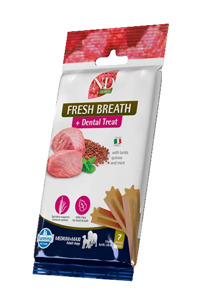 Farmina N&D Quinoa Dental Treat Fresh Breath - Cani Adulti Medium/Maxi 100g