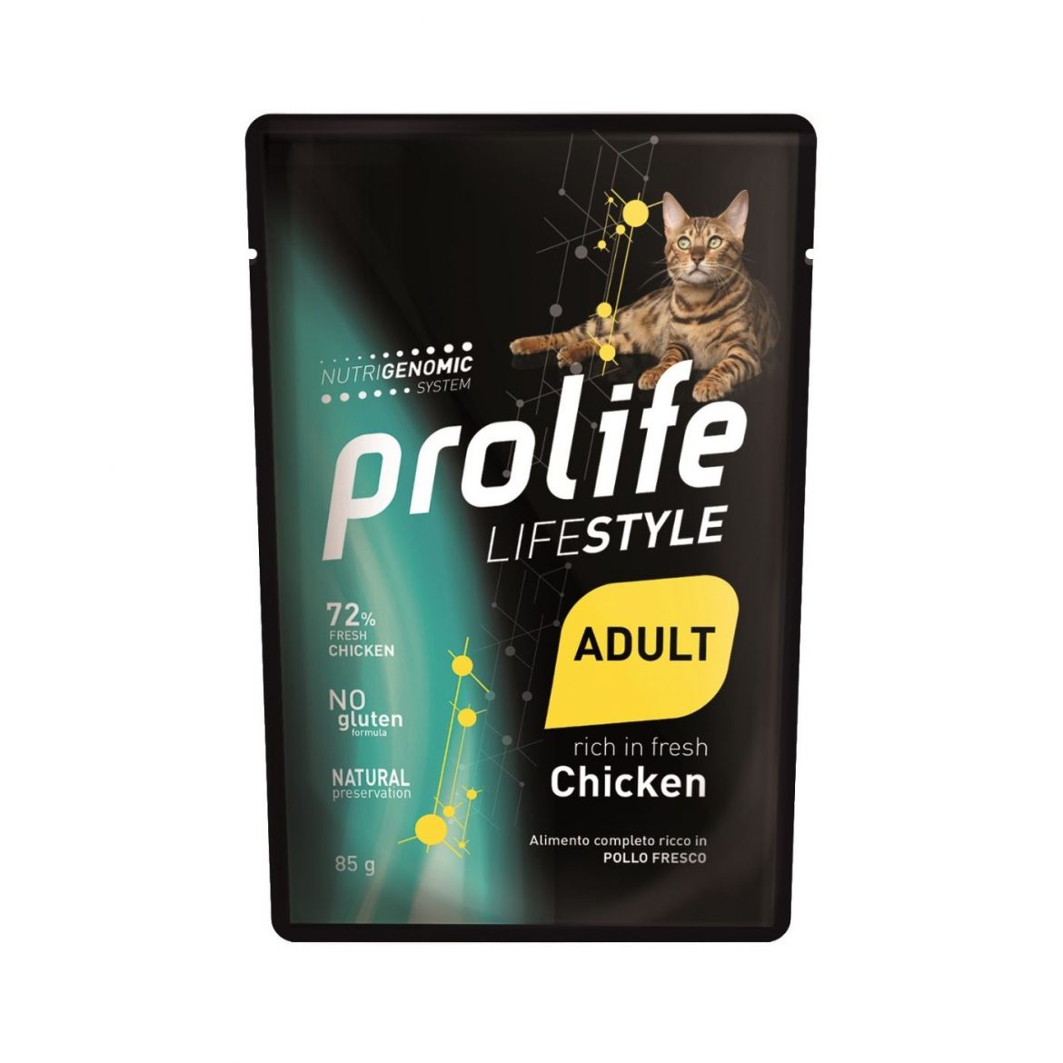 Prolife - Per Gatti Life Style Adult Pollo Busta 85 Gr