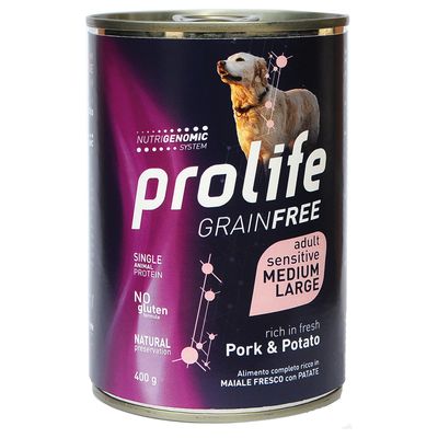 Prolife - Per Cani Maiale & Patate M/L 400 Gr